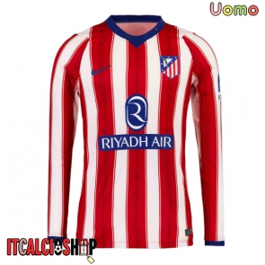 Atletico Madrid Prima Maglia 2026-27 Manica Lunga Atletico Madrid Prima Maglia 2026-27 Manica Lunga